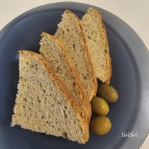 Vehnä-kauraleipä - oliivit