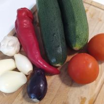 Ingredients for zucchini