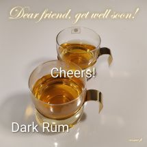 Card A - Dear friend, get well soon!