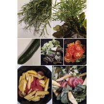 Salad + oil dressing