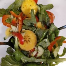 Salad with a touch of Calvados