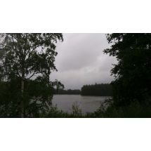 2019-07-08-07-50 Kirkkojärvi sateella