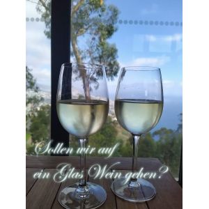 Karte A - Sollen wir auf ein Glas Wein gehen?