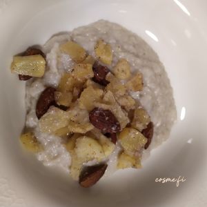 Kaurapuuro Omena Manteli Mantelijauhe Kaneli Sokeri