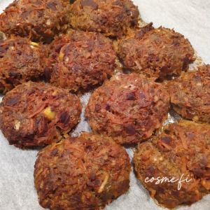 "Ugnsmuffar" - rödbeta, potatis, lök, magert köttfärs