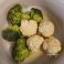 Broccoli and cauliflower