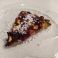 Blackcurrant-nut cookies - dark rom