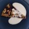 Blackcurrant-nut cookies - dark rom